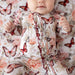 Picot Footie Ruffled Zippered One Piece - Leanna