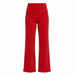 Rib Velour Pants - Red