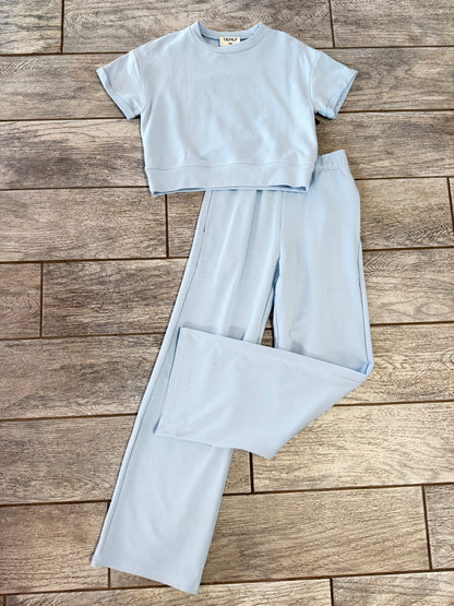 FRENCH TERRY TEE - SALTWATER TAFFY