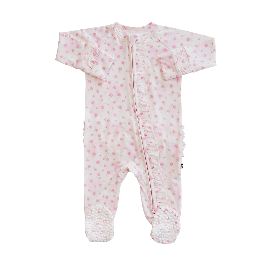 Ruffle Footie - Double Love