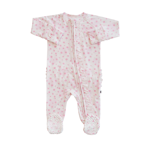 Ruffle Footie - Double Love