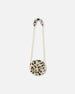 Printed Leopard Faux Fur Shoulder Bag