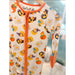 spooky quack-tacular bamboo zipper pajama