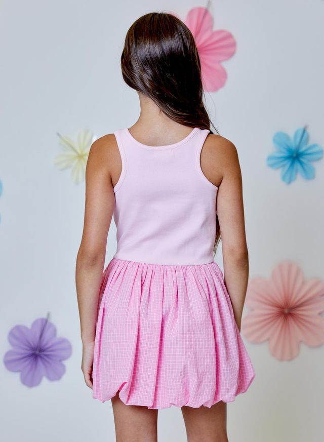 2-Tone Pink Bubble dress