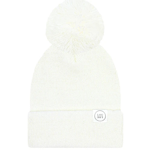 Beanie with POM - Ivory