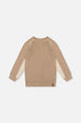 Brushed Jersey Top With Raglan Sleeves Taupe