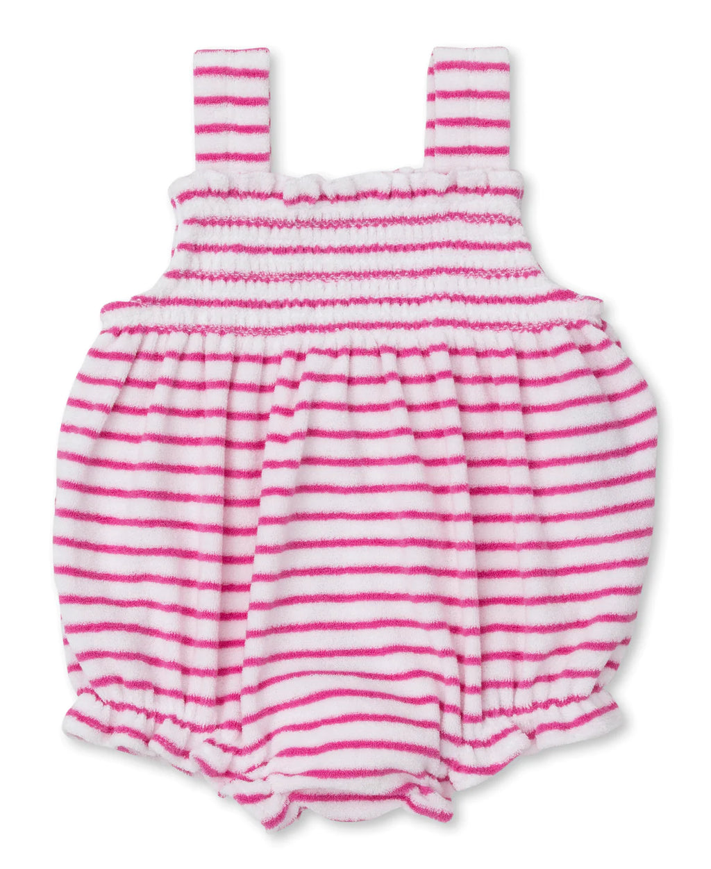 Sea Life Fun Fuchsia Stripe Terry Bubble