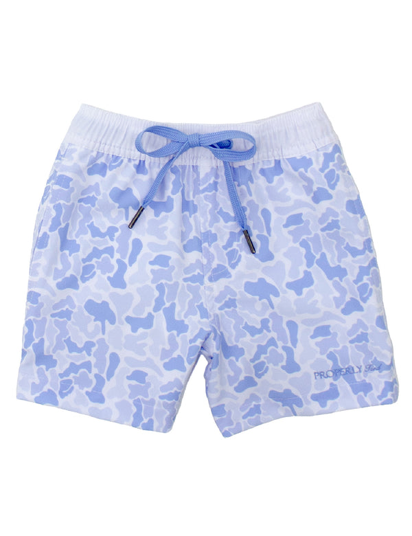 Boys Riviera Swim Trunk River Camo
