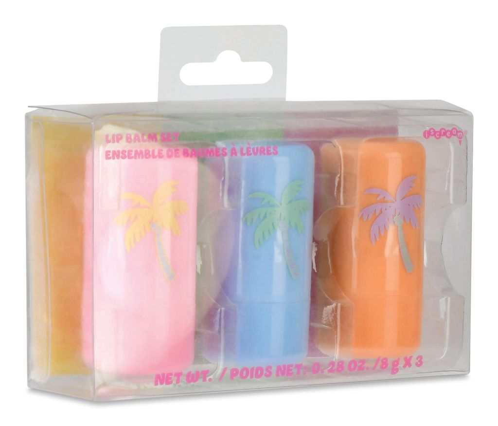 Palm paradise lip balm set