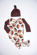 Tiny Tackle Knot Gown & Hat - NB