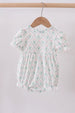 Bunny bow smocked bubble