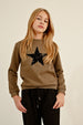 SWEATSHIRT WITH SEQUIN STAR PATTERN