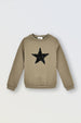 SWEATSHIRT WITH SEQUIN STAR PATTERN