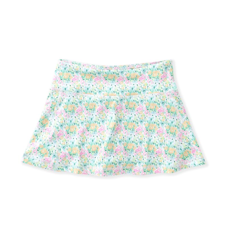 FANCY FLORAL TENNIS SKIRT
