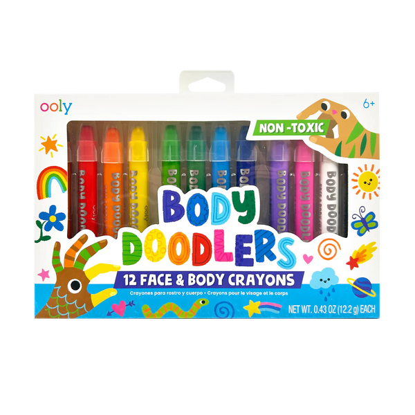 Body Doodlers - Face & Body Crayons - Set of 12