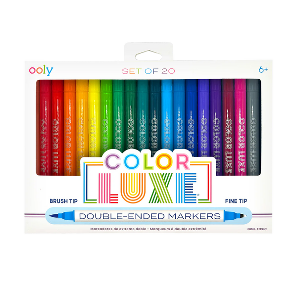 Color Luxe Double-Ended Markers - Set of 20