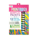 Paintology Acrylic Paints Set - Pastel Colors - Set of 12