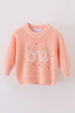 HAND-EMBROIDERY ONE & TWO BIRTHDAY PULLOVER SWEATER