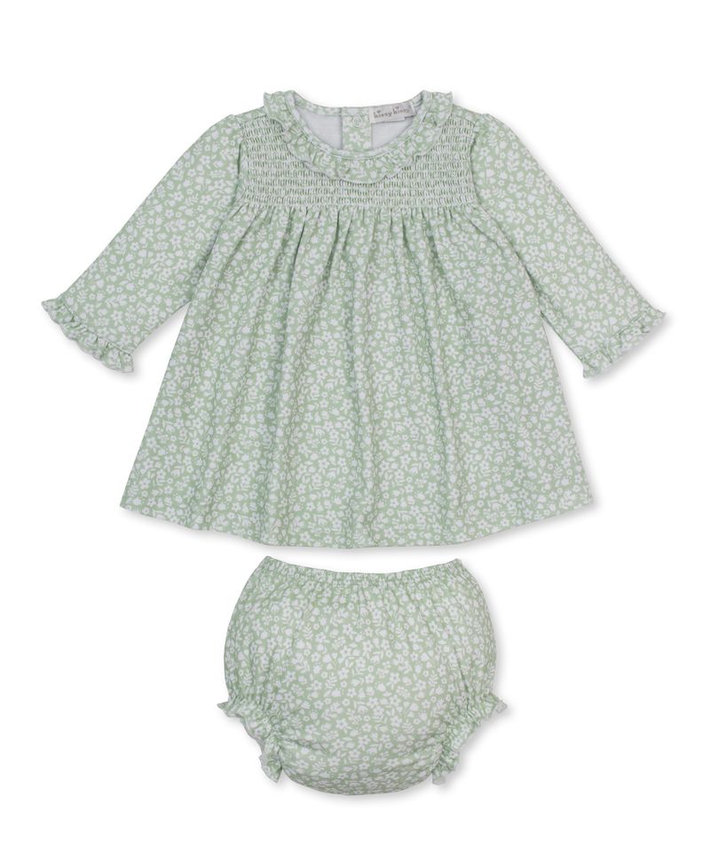 Autumn Meadows Infant Dress - Green