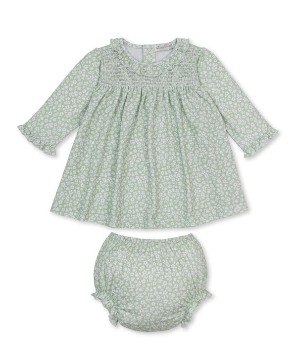 Autumn Meadows Infant Dress - Green