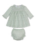 Autumn Meadows Infant Dress - Green