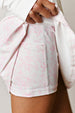 PINK TOILE TENNIS SKIRT
