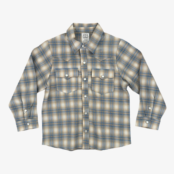 kasey button down || green plaid