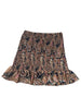 SMOCKED SKIRT- Almost Paisley Print