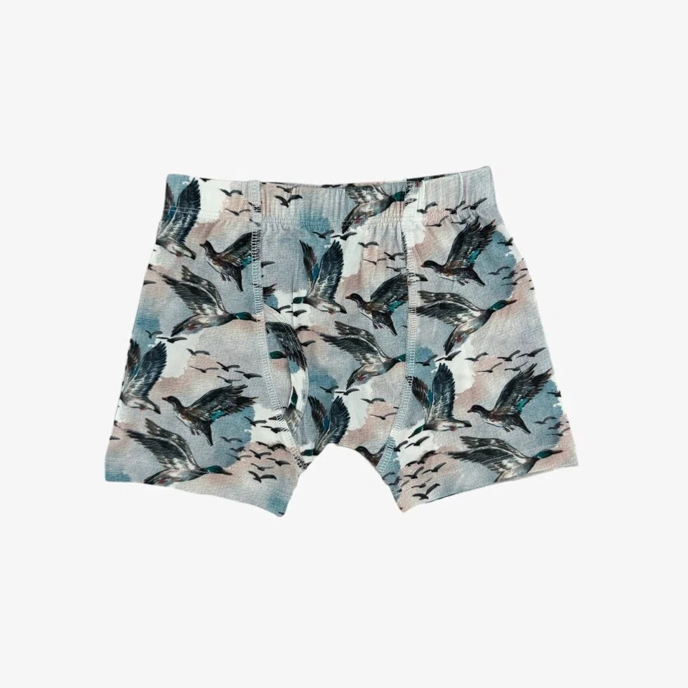 bamboo boxer short || mallard sky