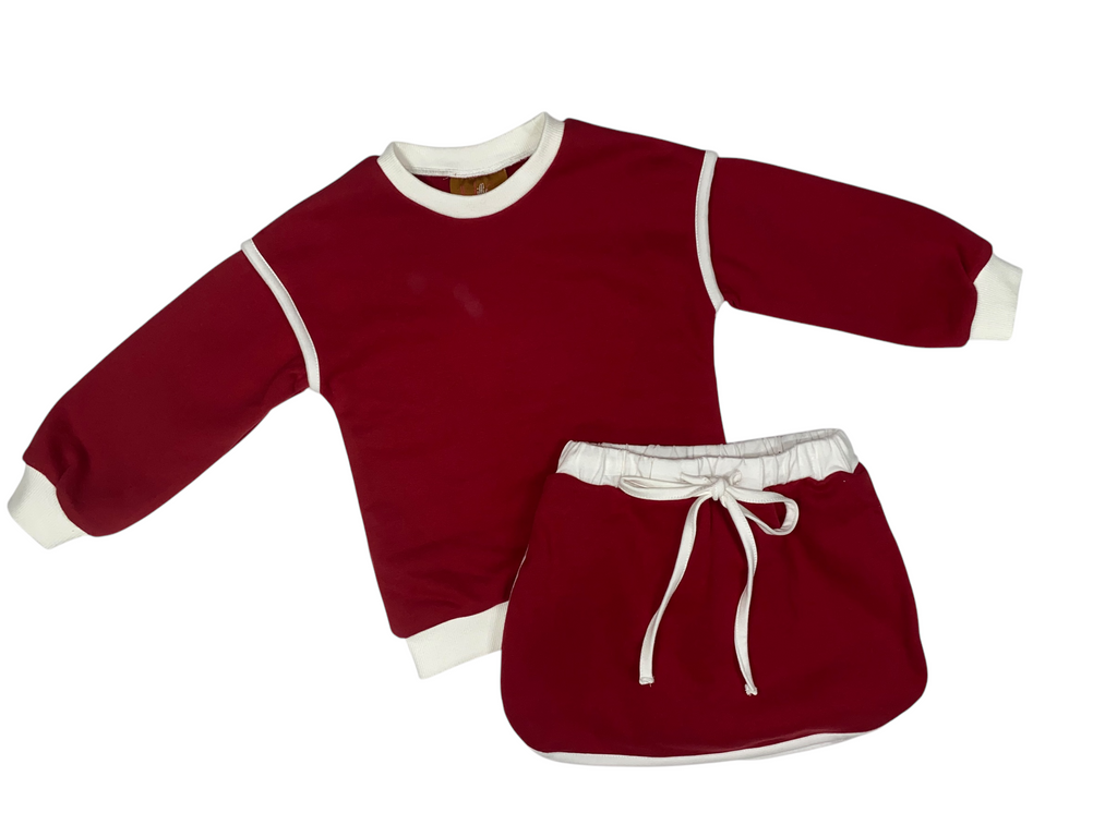 Josie skort Set - Red