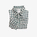 kasey button down || green plaid