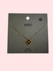 Clover pendant gold necklace