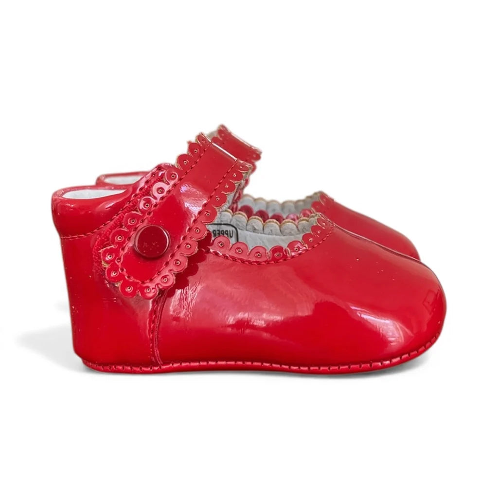 Sophia baby shoe in red