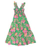 WILD FLOWER MAXI DRESS W/ SMOCKED BODICE
