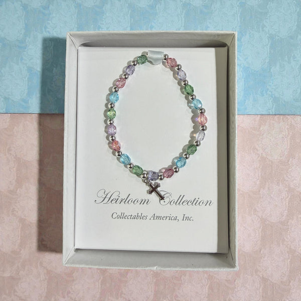 Cross with bead BRACELET
