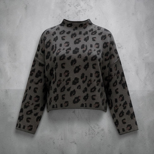 GIRLS KNITTED SWEATER - Dark Grey