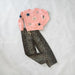 Leopard print slight barrel with drawstring