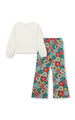 Flower Pullover Pant Set