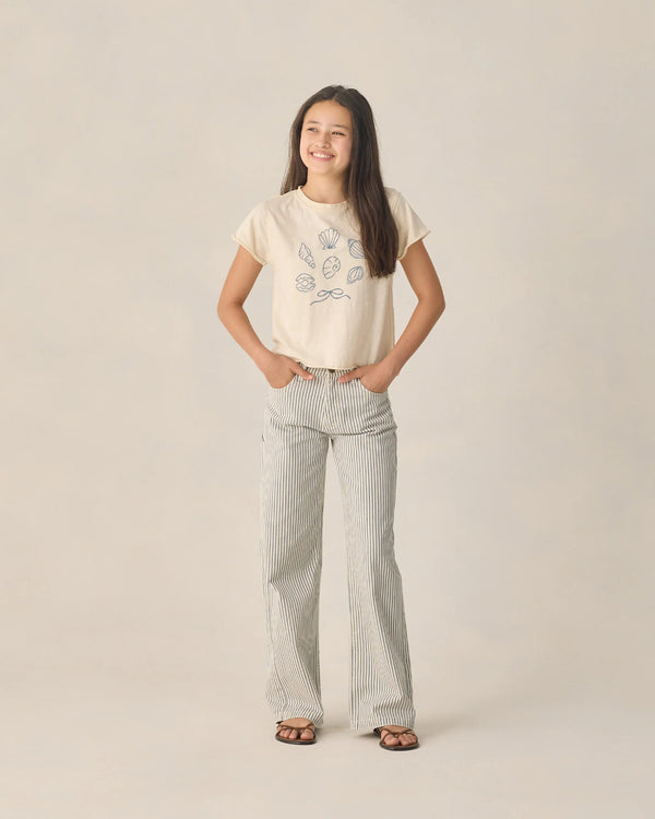 Teen Baggy Wide Leg Pant Railroad Stripe