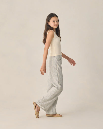 Teen Ribbed Tank Natural