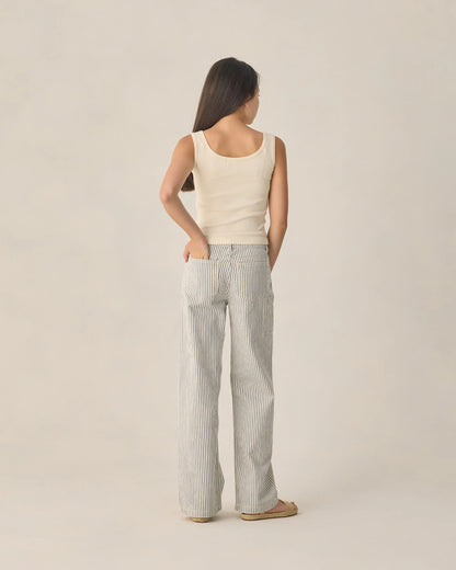 Teen Ribbed Tank Natural