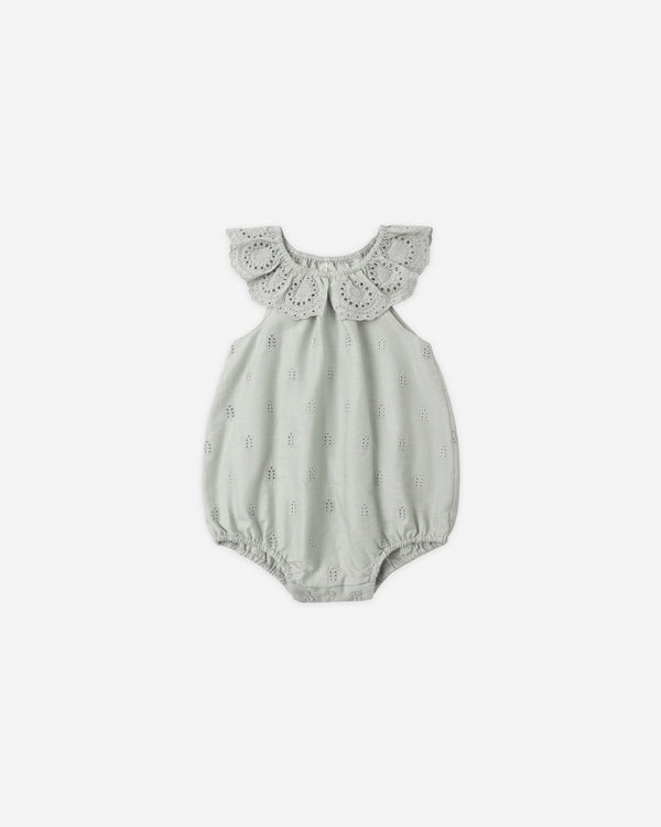 Myla Romper Seafoam