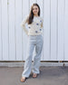 Teen Baggy Wide Leg Pant Railroad Stripe