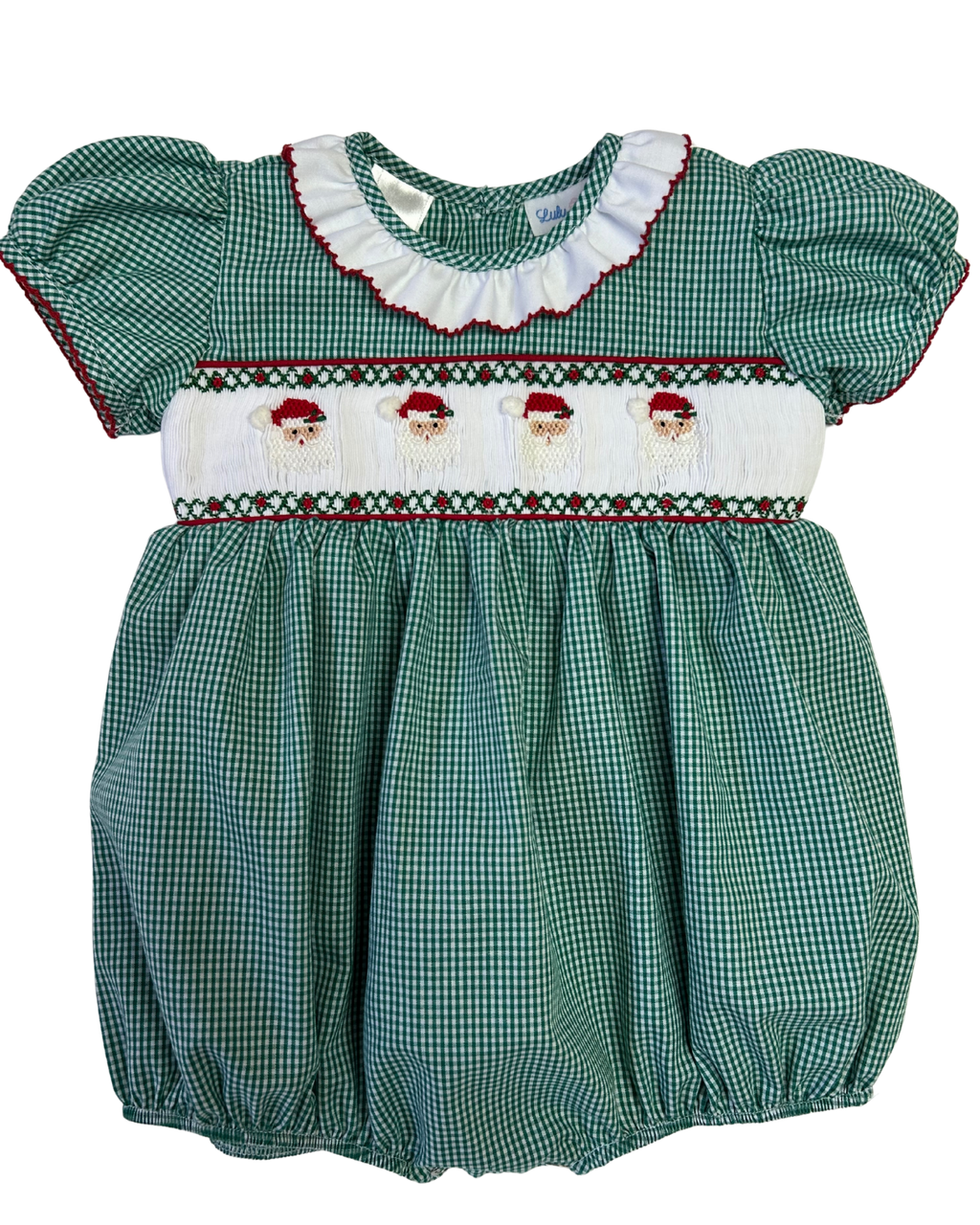 Rosie Santa smock Bubble