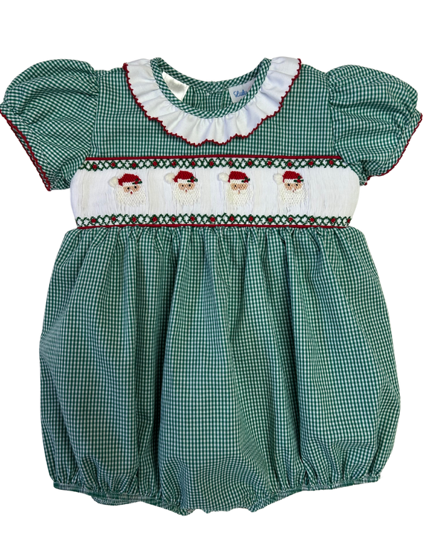 Rosie Santa smock Bubble