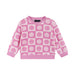 Pink Smiley Terry Sweatshirt & Shorts Set