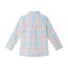 Bright Pastel Multi Check Button down | Multicolor