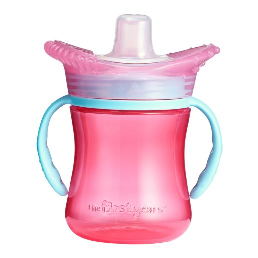 Teethe Around Sensory Trainer Sippy Cup, 7oz - Pink