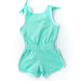 Mint Terry Girls Active Romper