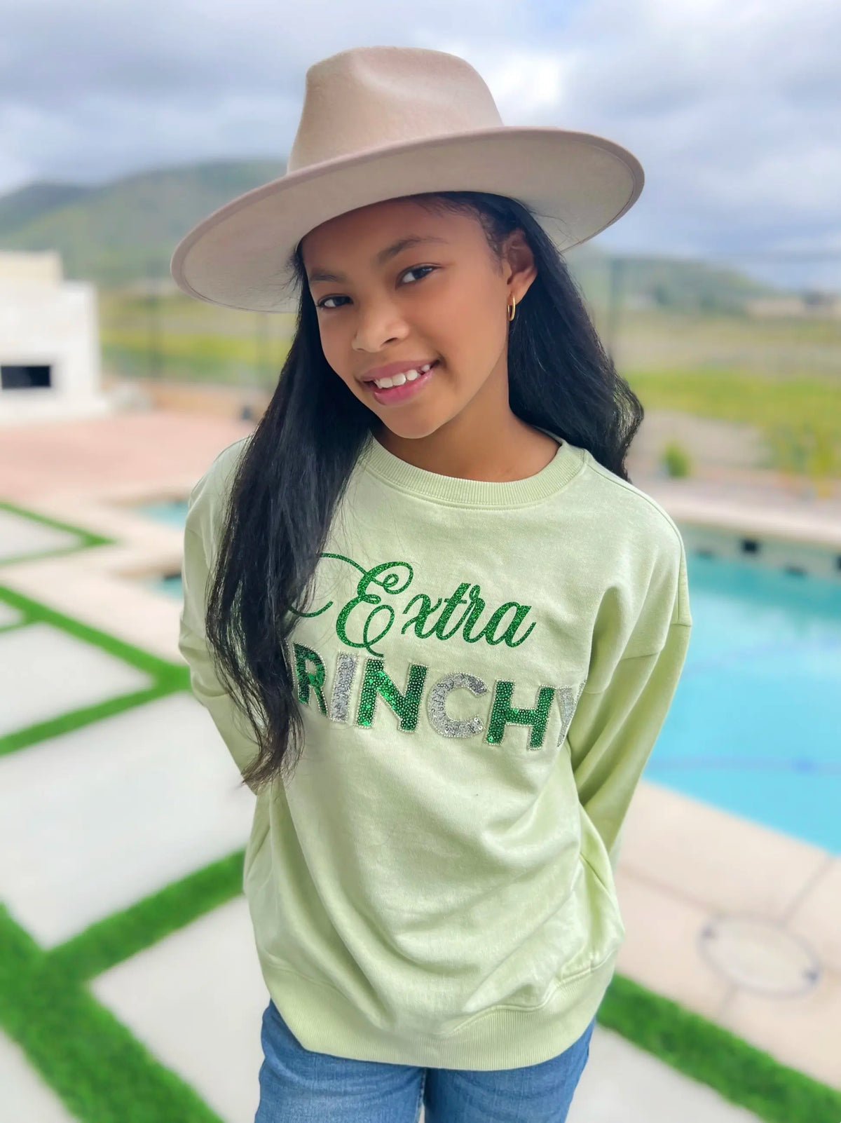 Extra Grinchy sweatshirt